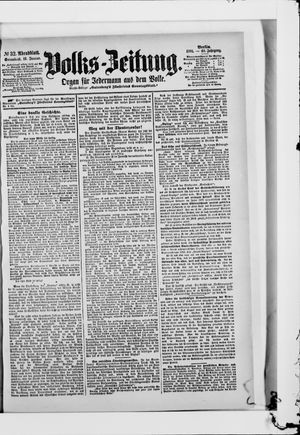 Volks-Zeitung vom 19.01.1901