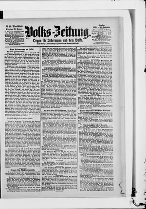 Volks-Zeitung vom 29.01.1901