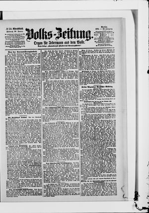 Volks-Zeitung vom 30.01.1901