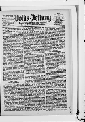 Volks-Zeitung vom 31.01.1901