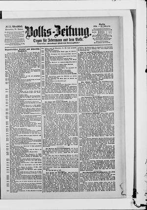 Volks-Zeitung vom 31.01.1901