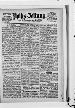 Volks-Zeitung vom 04.02.1901