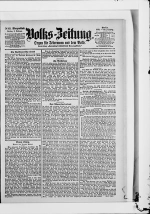 Volks-Zeitung vom 08.02.1901