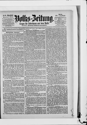 Volks-Zeitung vom 09.02.1901