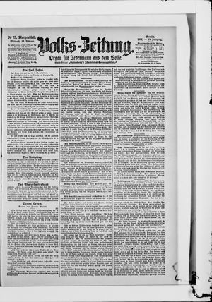 Volks-Zeitung vom 13.02.1901