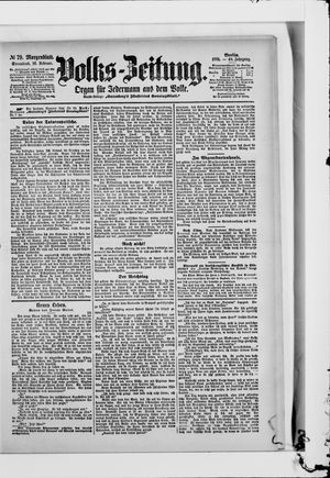 Volks-Zeitung vom 16.02.1901