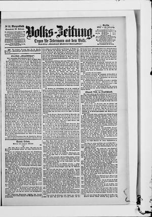 Volks-Zeitung vom 23.02.1901