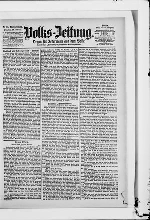 Volks-Zeitung vom 26.02.1901