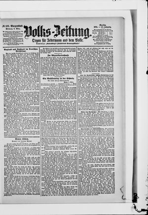 Volks-Zeitung vom 06.03.1901