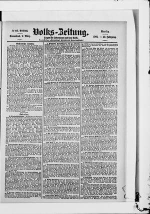 Volks-Zeitung vom 09.03.1901