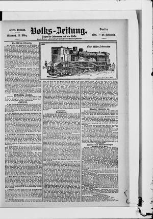 Volks-Zeitung vom 13.03.1901
