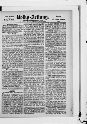 Volks-Zeitung on Mar 15, 1901