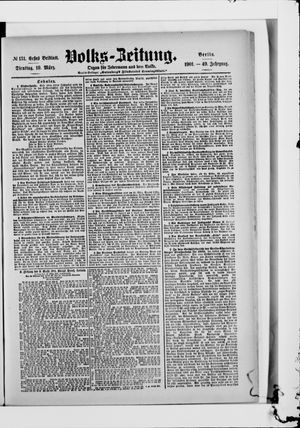 Volks-Zeitung vom 19.03.1901
