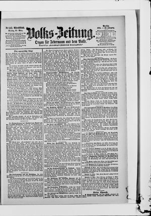 Volks-Zeitung vom 25.03.1901