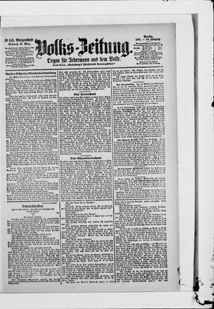 Volks-Zeitung vom 27.03.1901