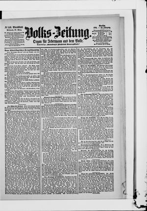 Volks-Zeitung vom 27.03.1901