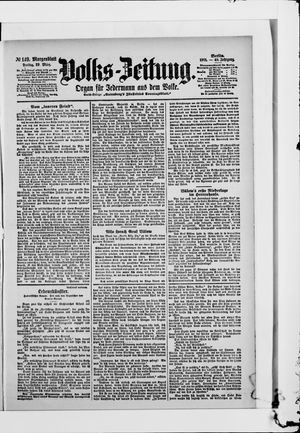 Volks-Zeitung vom 29.03.1901
