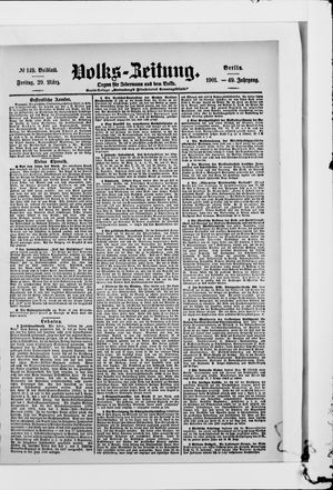 Volks-Zeitung vom 29.03.1901