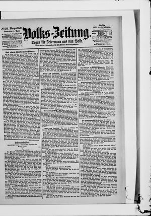 Volks-Zeitung vom 04.04.1901