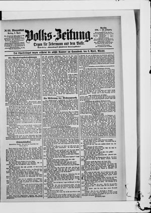 Volks-Zeitung vom 05.04.1901