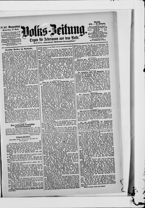 Volks-Zeitung vom 11.04.1901