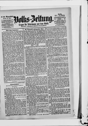 Volks-Zeitung vom 12.04.1901