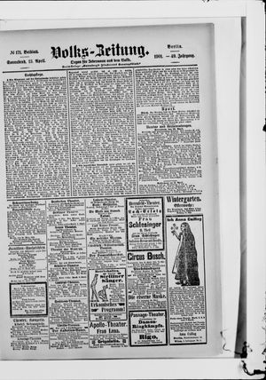 Volks-Zeitung vom 13.04.1901
