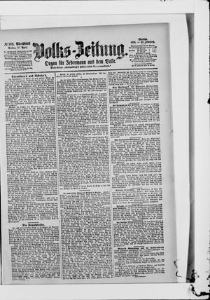 Volks-Zeitung vom 19.04.1901