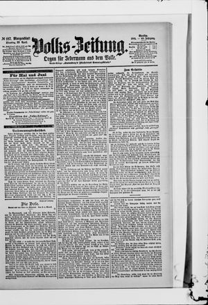 Volks-Zeitung vom 23.04.1901