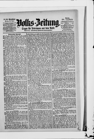 Volks-Zeitung vom 29.04.1901