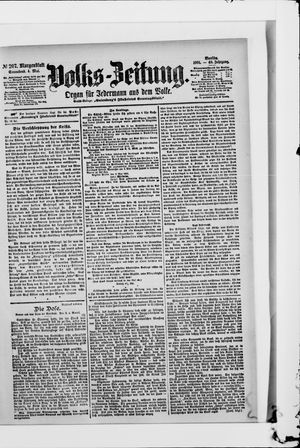 Volks-Zeitung on May 4, 1901
