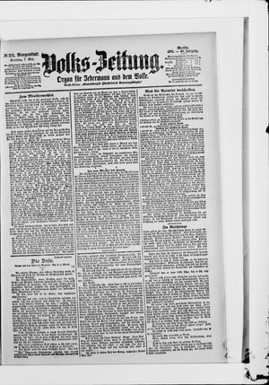Volks-Zeitung vom 07.05.1901
