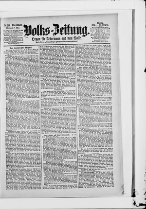 Volks-Zeitung vom 08.05.1901