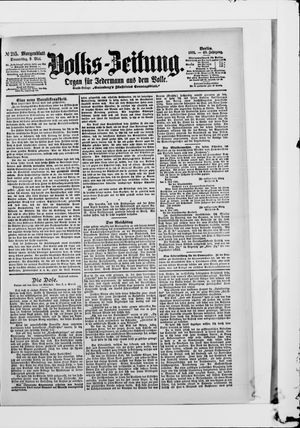 Volks-Zeitung vom 09.05.1901