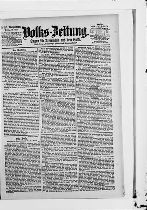 Volks-Zeitung vom 10.05.1901