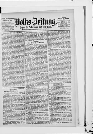 Volks-Zeitung vom 12.05.1901