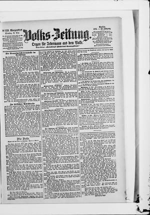 Volks-Zeitung vom 14.05.1901