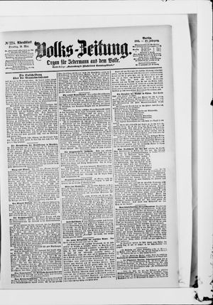 Volks-Zeitung on May 14, 1901