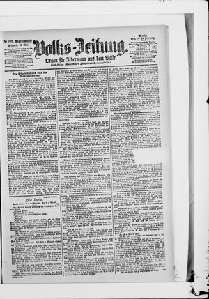 Volks-Zeitung vom 15.05.1901