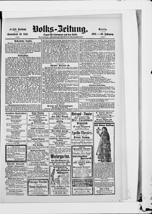 Volks-Zeitung vom 18.05.1901