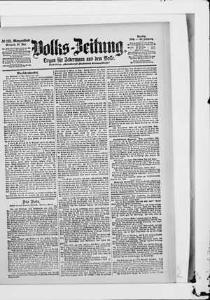 Volks-Zeitung vom 22.05.1901