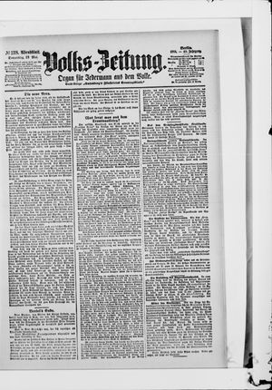 Volks-Zeitung vom 23.05.1901