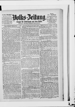 Volks-Zeitung vom 30.05.1901