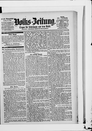 Volks-Zeitung vom 31.05.1901