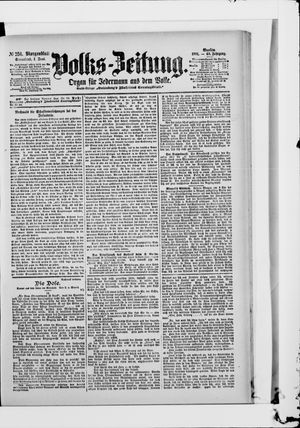 Volks-Zeitung vom 01.06.1901
