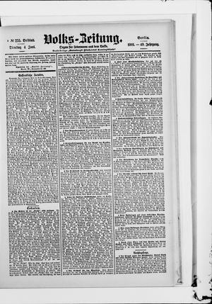 Volks-Zeitung on Jun 4, 1901