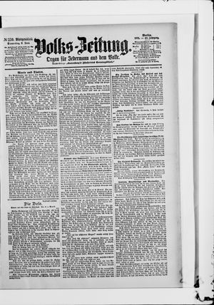 Volks-Zeitung vom 06.06.1901