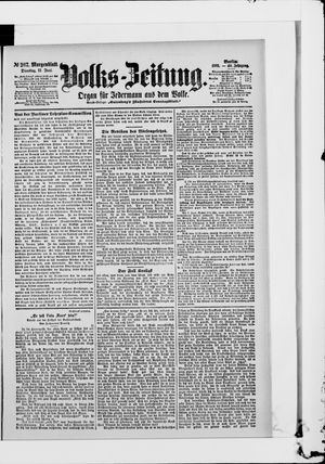 Volks-Zeitung vom 11.06.1901