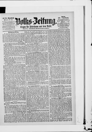 Volks-Zeitung vom 12.06.1901