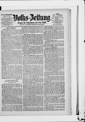 Volks-Zeitung vom 14.06.1901